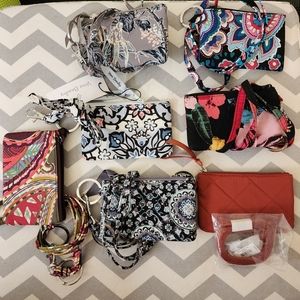 Vera bradley zip id and lanyard bundle